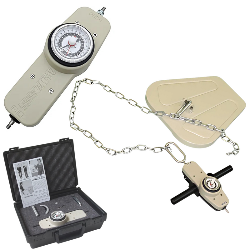 Baseline MMT Hydraulic Push-Pull Dynamometer with Analog Gauge (50-500 lbs Capacity)