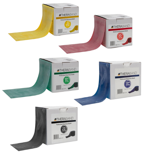 TheraBand Exercise Band Roll (6 Yards, 50 Yards, OR 100 Yards)