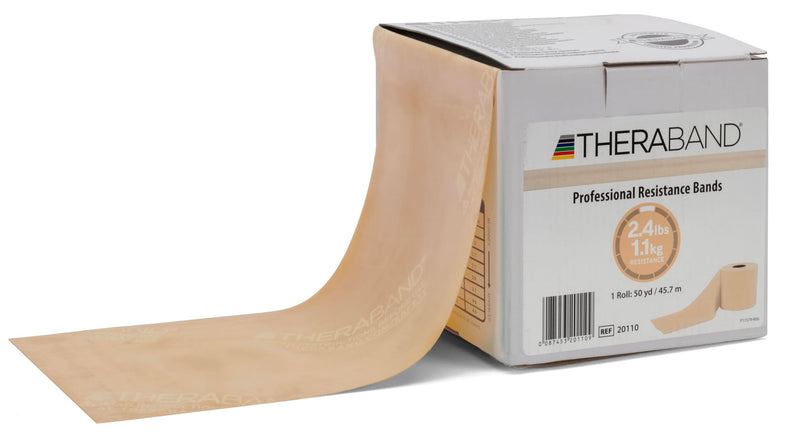 TheraBand Exercise Band Roll (6 Yards, 50 Yards, OR 100 Yards)