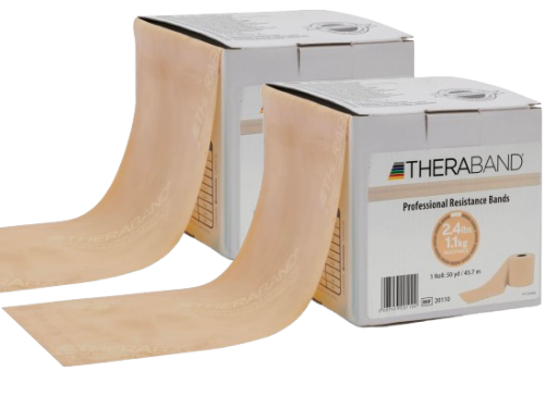 TheraBand Exercise Band Roll (6 Yards, 50 Yards, OR 100 Yards)