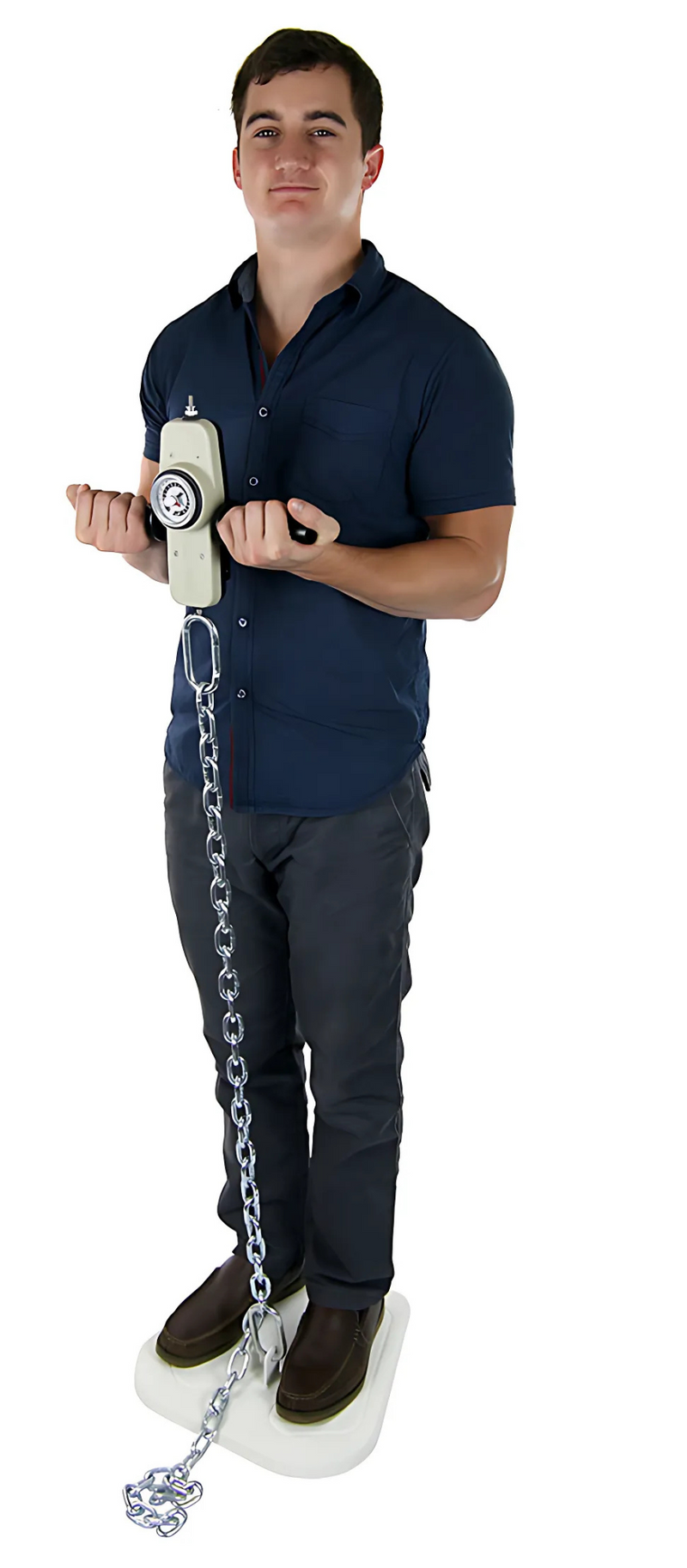 Baseline MMT Hydraulic Push-Pull Dynamometer with Analog Gauge (50-500 lbs Capacity)