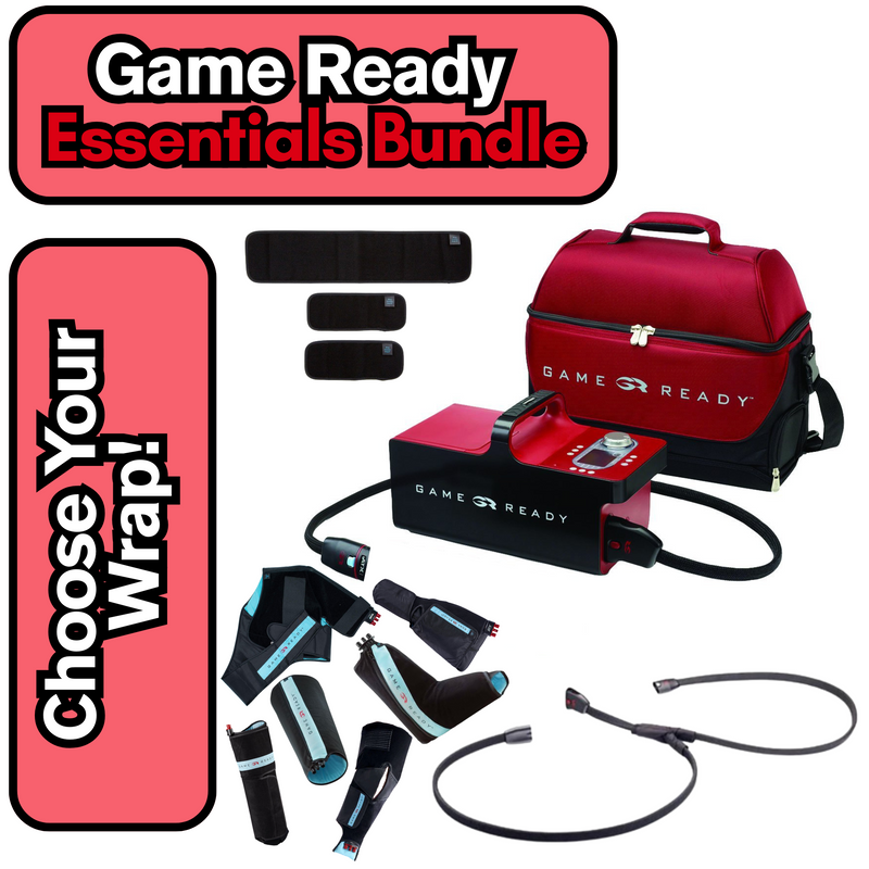 Game Ready Essentials Bundle (Includes 2.1 Unit, Carrying Case, Dual Connector, Wrap Extender Kit, & Wrap of Your Choice)