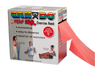CanDo Latex Free Exercise Band - 100 yard Perf 100 roll